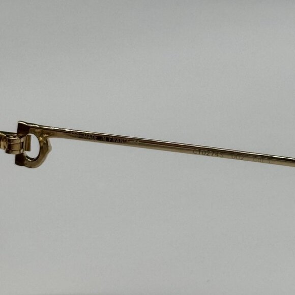 NEW CARTIER CT0274S 002 CARTIER GOLD/BROWN TITANIUM WOMEN CARTIER SUNGLASSES - Picture 14 of 15